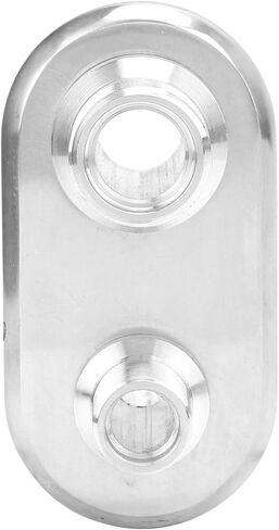 Kimiss AC Bulkhead Fitting ، سيارة 2 - مكيفات الهواء المكيف الحاجز الموصل العالمي تعديل AC Bulkhead للكمال الساخن ، مركبات الأداء (الفضة) in Saudi Arabia