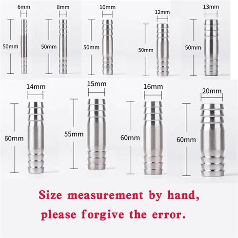 1PCS 6 8 10 12 16 20 32mm T Type Y Type Tee 304 Stainless Steel Barb Pipe Fitting 2 3 4-Way Water Gas Hose Connector Barbed Adapter(T tee,19mm) in Saudi Arabia