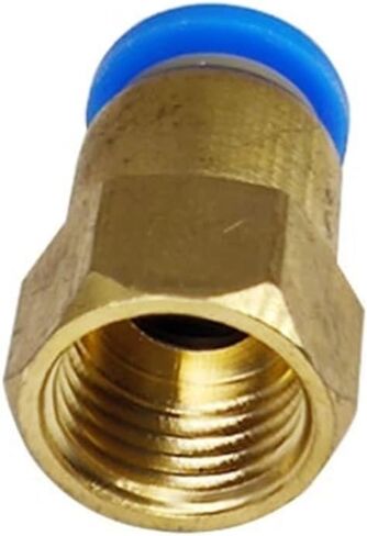 1PCS Air Pipe Fitting PCF 4 6 8 10 12mm Hose Tube 1/8" 1/4" 3/8" 1/2" Female Thread Brass Pneumatic Connector Quick Joint Fitting(PCF10-01) in Saudi Arabia