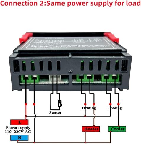 STC-1000 LED Digital Thermostat for Incubator Temperature Controller Thermoregulator Relay Heating Cooling 12V 24V 220V(DC 12V) in Saudi Arabia