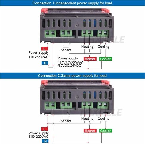 وحدة تحكم درجة الحرارة الرقمية STC-1000 220V 12V تحكم ترموستات ترحيل لبرودة حاضنة التدفئة الحرارية (STC-3000 110-220 VAC) in Saudi Arabia