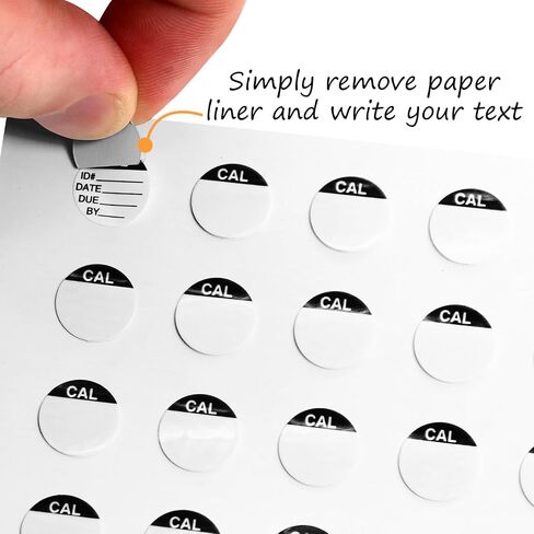 ملصقات المعايرة SmartSign | حزمة من 200 ، 0.75 "× 0.75" ، ملصقات فينيل الكتابة ، مصنوعة في الولايات المتحدة الأمريكية in Saudi Arabia