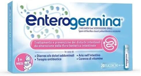 Enterogermina - Made in Italy - 20 Vials (2 Billion) in Saudi Arabia