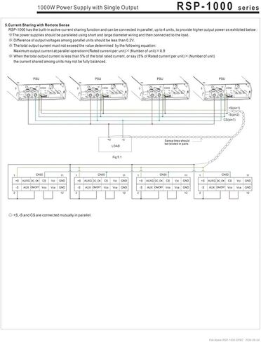 RSP-1000-24 24V Switching Power Supply 1000W40A DC Voltage Regulated Industrial Control LED RSP-1000 in Saudi Arabia
