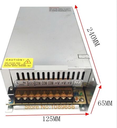 1pc S-600-12 S-600-24 S-600-27 S-600-36 S-600-48 S-600-60 S-600-110 Switching Power Supply 600w AC Converter(110V_600W) in Kuwait
