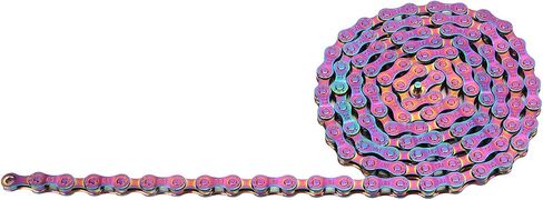 6/7/8 Colorful Carbon Steel Bike Chain, Rust Proof Sensitive Colorful Electroplating 6 7 8 Speed Chain for Road Mountain Bikes in Saudi Arabia