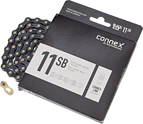 Connex 11sB Chain 11-Speed 118 Links Black/Gold in Kuwait