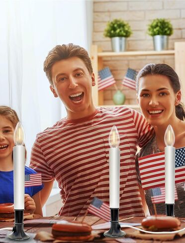 4 حزمة عيد الميلاد شموع نافذة كهربائية ، شموع شموع مع استشعار الغسق إلى الفجر ، قم بتوصيل مصابيح نافذة LED لديكور عطلات الحفلات عيد الميلاد ، قاعدة النيكل in Saudi Arabia