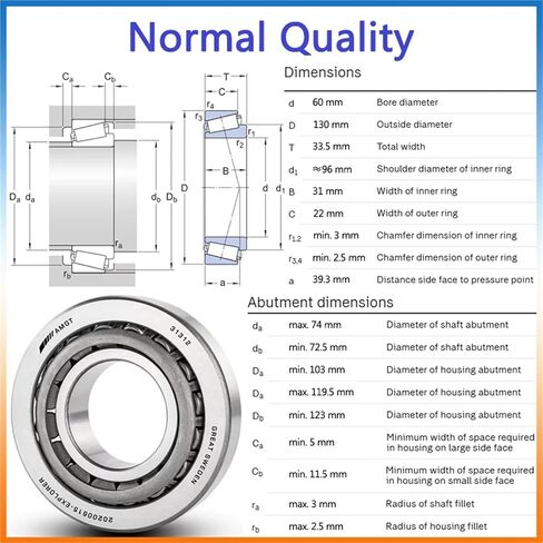 1Pcs Bearing 32020X 33116 32310 31312 30312 Tapering Bearing(32020XP5) in Kuwait