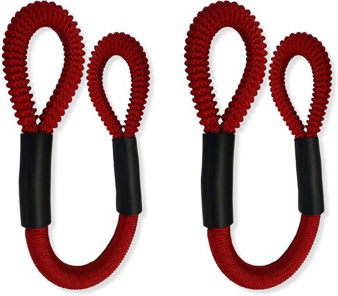 Dock Line/Boat Rope/Anchor - Accessories Marine Rope and Dock Lines for Boats (2 Looped Ends, 8 to 42 inch) Pack of 2 in Saudi Arabia