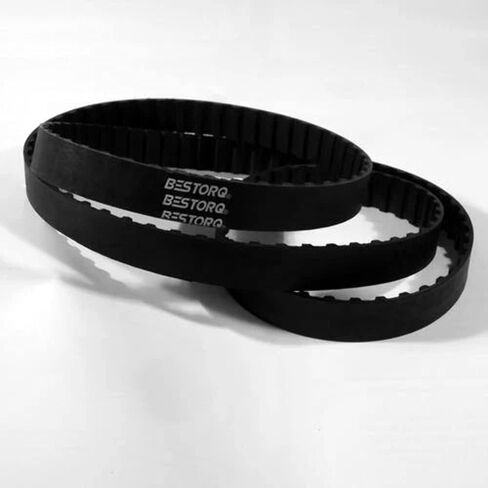 BESTORQ 490-XL-100 Trapezoidal Timing Belt, 49" Outside Circumference x 1.00" Width x 0.09" Height, 0.2" Pitch, 245 Teeth, Pack of 2 in Saudi Arabia