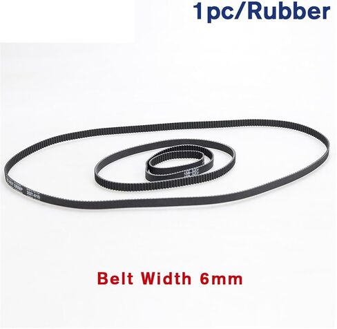 3D Printers الأجزاء GT2 مغلق حلقة توقيت حزام المطاط 2GT 6MM 96 98 100 102 104 106 108 114 116 118 120 مم حزام محرك الجزء المتزامن (2GT-116-6،5PCS_6MM) in Kuwait
