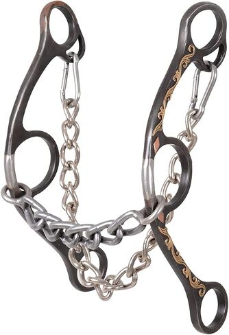 Classic Equine Sherry Cervi Diamond Long Shank Chain Gag Bit in Saudi Arabia