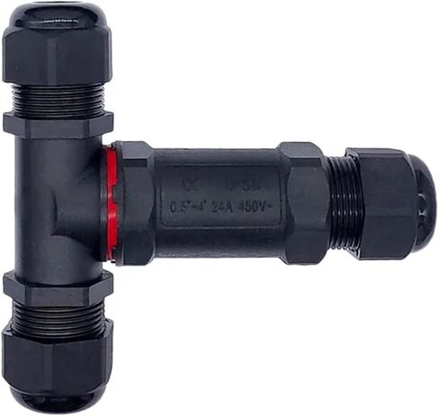 T Branch T-Type Quick Tee Connectors IP68 Connector 2/3/4/5pin Cable Wire Gland Sleeve Connector 1Pcs(T-2) in Saudi Arabia