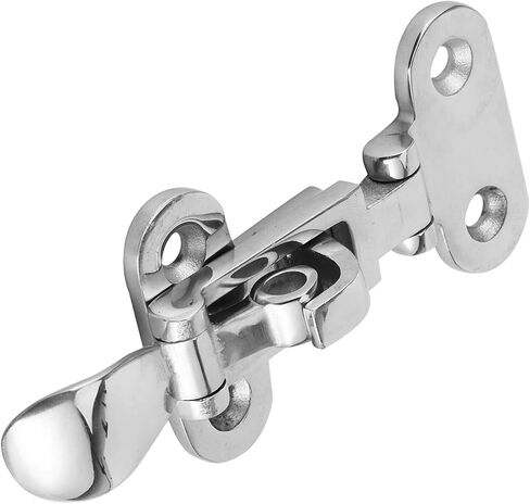 1pc 316 مضرب الفولاذ المقاوم للصدأ تبديل المزلاج Catch anti anti hasp boat dwivel locking hasp ackdary accessories in Saudi Arabia