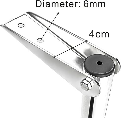 Stainless Steel Boat Ladder, 3 Step, Yacht Polished Telescope, Boat Accessories in Saudi Arabia