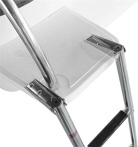Stainless Steel Boat Ladder, 3 Step, Yacht Polished Telescope, Boat Accessories in Saudi Arabia