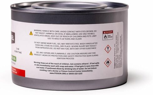 شركة Trading Co. Superior Trading Taring Thafing Fuel Tans ، ما يصل إلى 6 ساعات من شعلات الطعام للحفلات ، لا يدخن ، قابلة للاستمتاع ، خدمة الطعام في الهواء الطلق وخدمة الطعام ، 12 حزمة in Kuwait