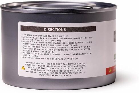 شركة Trading Co. Superior Trading Taring Thafing Fuel Tans ، ما يصل إلى 6 ساعات من شعلات الطعام للحفلات ، لا يدخن ، قابلة للاستمتاع ، خدمة الطعام في الهواء الطلق وخدمة الطعام ، 12 حزمة in Kuwait