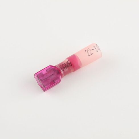22-18 0.250" Female Fully Insulated Heat-Shrink Quick-Disconnects - (Pack of 25) in Saudi Arabia