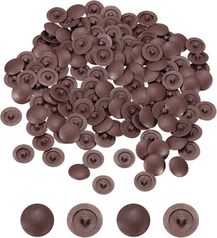 Meccanixity 180pcs Cops Cover Covers 12x3mm بلاستيكي تغطية الزخارف تغطية الكبسولات المقاومة للماء لـ Phillips Cam Fitting Head ، White in Saudi Arabia