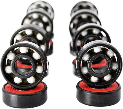 16pc 608 2RS محمل كرة سيراميك هجينة 8 * 22 * ​​7mm عالي السرعة التزلج التزلج على التزلج على الجليد in Saudi Arabia