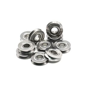 4pcs Sv6-16zz 6x16x4 mm مقاوم للصدأ من الفولاذ المقاوم للصدأ الدليل بكرة السكك الحديدية على شكل الخامس SV6-16 SV6-16Z in Kuwait