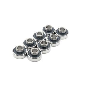 8PCS 608RS 8x22x7mm Skateboard Bearing ABEC-9 Integrated Spacer Longboard Bearing 608 Dance Board Double Rocker Board Bearings in Kuwait