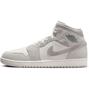 حذاء رجالي Jordan Nike Air 1 Mid Hulk 554724-300, أبيض/أرجواني فاتح-أسود, 47.5 EU in Saudi Arabia