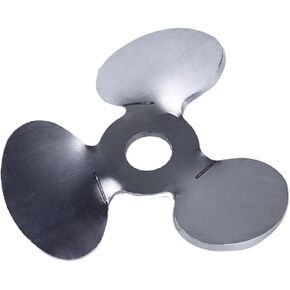 1set DIA 40mm to 120mm lab stainless steel stirring blade paddle, three-blade paddle with stirrer rod (50mm blade with rod) in Kuwait