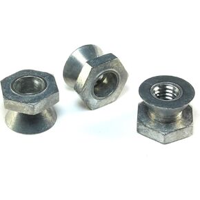 12pcs 1/4-20 قص مكسرات القص ، Zamak5 ، مضاد للسرقة in Kuwait