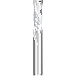 3.175-12mm Shank Compression Milling Cutter Woodwork Down Cut Two Flutes Spiral Milling Tool CNC Router End Mill Cutter Bit(6x22x50mm) in Kuwait