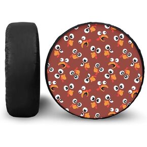 غطاء الإطارات الليلي النجوم ، غلاف إطار احتياطي شخصي ، غلاف عجل مقاوم للعجلة ، يتناسب مع مقطورة شاحنة سيارات الدفع الرباعي (15 بوصة للقطر 27.6 "-29.5") in Kuwait