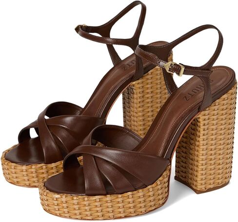 SCHUTZ Women's Keefa Straw Sandal in Saudi Arabia