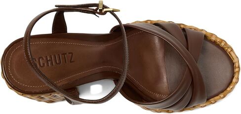 SCHUTZ Women's Keefa Straw Sandal in Saudi Arabia