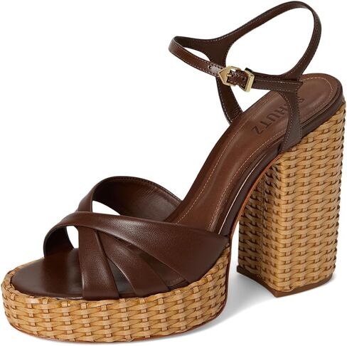 SCHUTZ Women's Keefa Straw Sandal in Saudi Arabia
