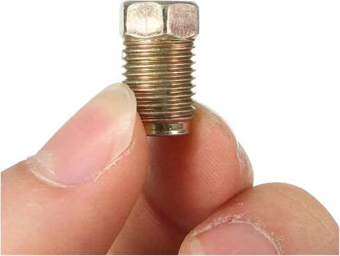for 3/16" Metric Pipe Durable Copper Nuts Bolts Male Brake Nuts(10pcs) in Saudi Arabia