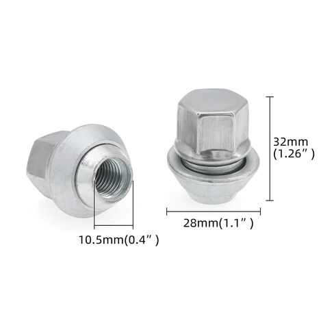 19mm bolt lug stud tyre nut alloy steel wheel m12x1.5 المكسرات in Saudi Arabia