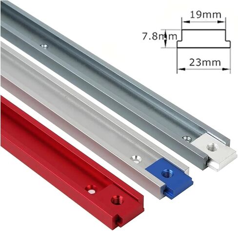 S Slot Nut Bolts T-Track Slider Aluminium Alloy 30/45 Type Tracks Jigs Scle Slot Tool Tool Woodworking (Blue ، M6) in Saudi Arabia