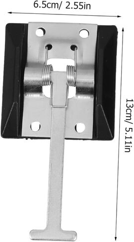Cabilock Heavy Duty T Catch حامل للمقطورة RV Camping Metal Door Catch for Travel Trailer Accessory in Kuwait