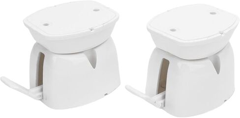 RV Door Catch White Sturdy Stopper Prevents Door Shake for Trailers in Kuwait