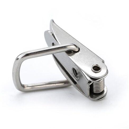 J107 Hardware Cabinet Boxes Spring Loaded Latch Catch Toggle Hasp 46 * 21 Mild Steel Hasp for Sliding Door Simple Window 1Pcs in Saudi Arabia