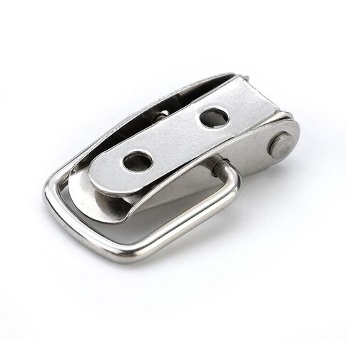 J107 Hardware Cabinet Boxes Spring Loaded Latch Catch Toggle Hasp 46 * 21 Mild Steel Hasp for Sliding Door Simple Window 1Pcs in Saudi Arabia
