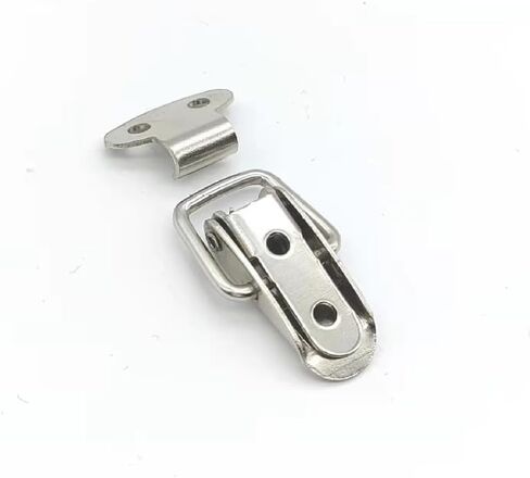 5pcs 304 الصلب بطة الدعامة الفم مشبك مقطع عتيقة قفل القفل الصدر مربع الحرف غلاف الحافظة مزلاج HASP in Saudi Arabia