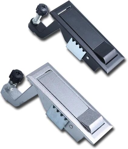 1Pcs Black-Zinc Alloy Adjustable Box Case Boiler Flat Industrial Style Locker Switch Hasp Latch in Saudi Arabia