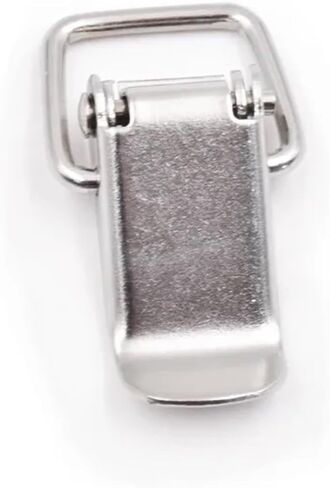 1Pcs 201 Steel Buckle Hook Wooden Box Hasps Clamp Spring Catch Clasp Loaded Draw Toggle in Saudi Arabia