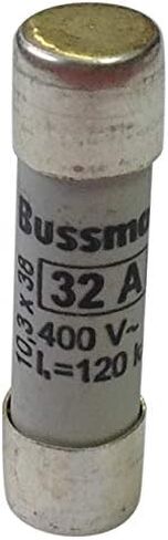 Cooper Bussmann C10G32 AC Cylindrical Fuse, 10 x 38, 32 Amp, GG, 400V in Saudi Arabia