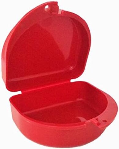 Axolotl Retainer and Mouthguard Case with Carabiner, Durable Mouthguard Case for Sports, Teeth Retainer Holder for Travel and Protection, Ideal for Secure Storage - Pink in Kuwait