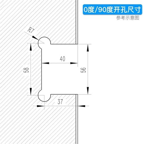 304 Stainless Steel 0 Degree T-Shaped Fixed Frameless Glass Clip (YHZ01) 1Pcs in Saudi Arabia