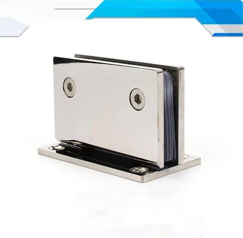 304 Stainless Steel 0 Degree T-Shaped Fixed Frameless Glass Clip (YHZ01) 1Pcs in Saudi Arabia